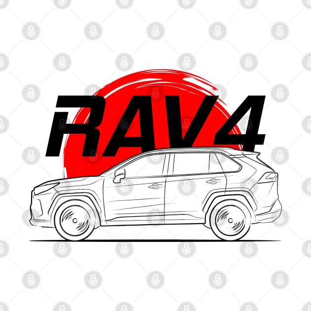 SUV RAV4 Minimalist Style by GoldenTuners