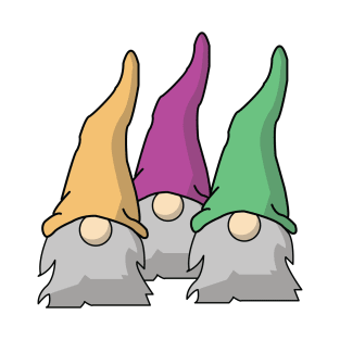 Minimalist Scandinavian Gnomes - Small T-Shirt