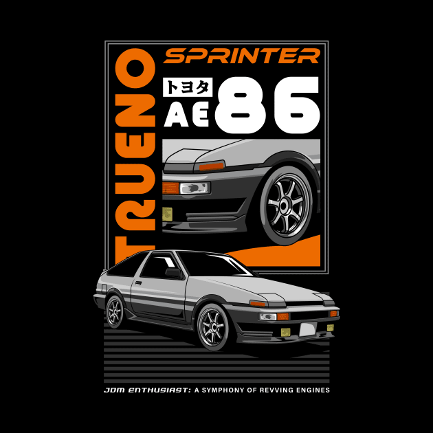 Trueno Sprinter AE86 Car by milatees