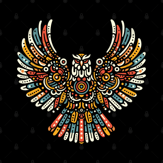 Design Eagle Ornaments tribal style by Casually Fashion Store