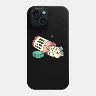 being delulu is the solulu kitty cat Phone Case