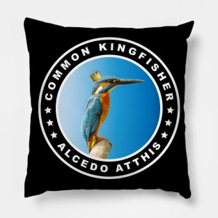 Slim Common Kingfisher (Alcedo Atthis) Bird Pillow