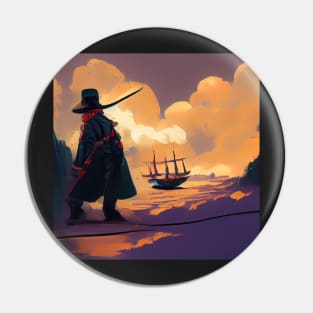 Swashbuckler | Comics Style Pin