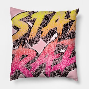 Stay Rad Retro Vintage 90s Pillow