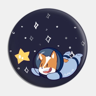 Space Corgi Pin