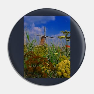 Windmill. Kinderdijk, Netherlands Pin