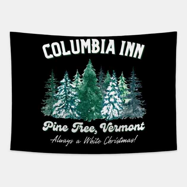 pine-tree-columbia-inn Tapestry by DewaJassin