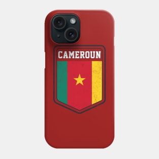 Cameroun // Vintage Look Flag Design Phone Case