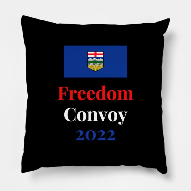 Alberta Freedom Convoy 2022 Pillow by Kyarwon