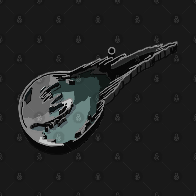 Final Fantasy 7 Remake Meteor Logo - Final Fantasy 7 - Crewneck
