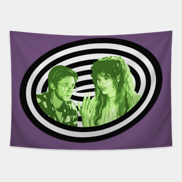 Please Welcome The Maitlands (Beetlejuice) Tapestry by PlaidDesign