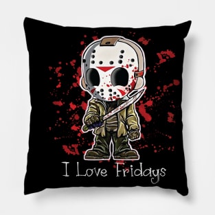 I Love Fridays Pillow