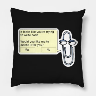 clippy first assistant word Pillow