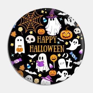 Halloween For Boys Grils, Happy Halloween, Kids Halloween T-Shirt Pin