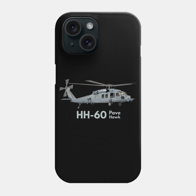 HH-60 Pave Hawk Military Helicopter Phone Case by NorseTech