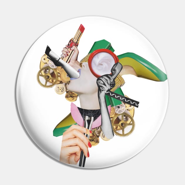 Fashion Vertigo Pin by Luca Mainini