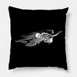 Cow Skull Pillow