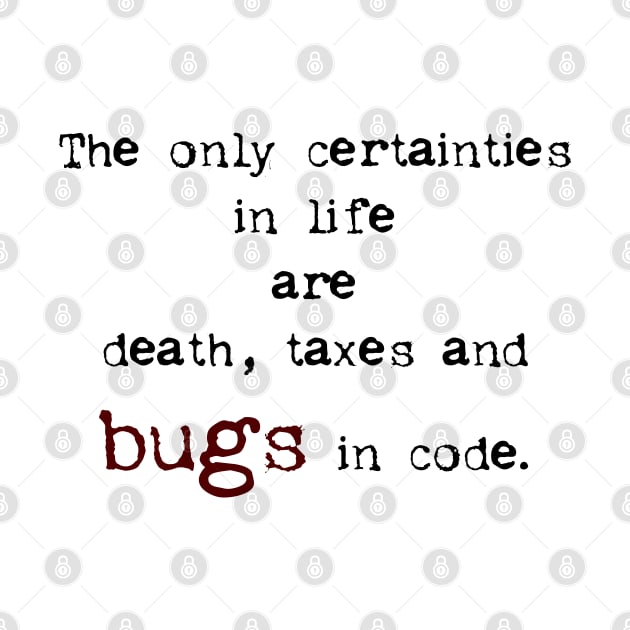 Bugs in Code by Orloff-Tees