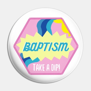 Baptism Patch -- Pink Pin