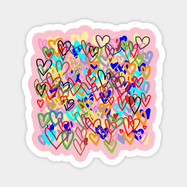 Heart Pattern Magnet by courtneylgraben