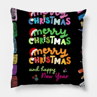 School Christmas Pillow