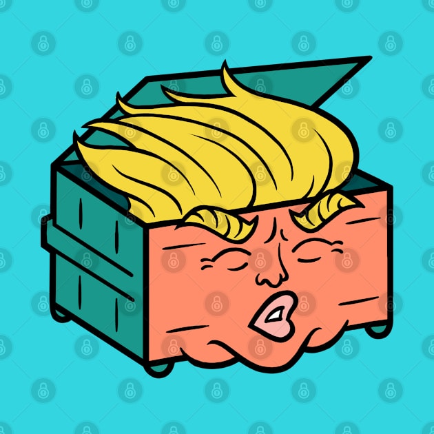 Donald Trump Dumpster Fire Logo by nicklacke