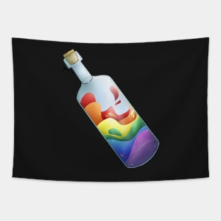 Rainbow Gay Pride Potion Tapestry