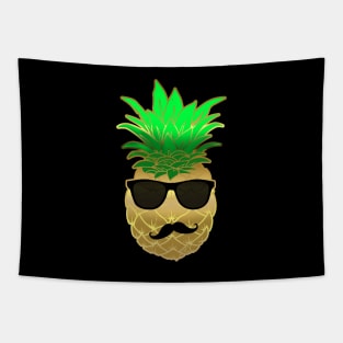 'Pineapple Gold Aloha' Funky Summer Aloha Gift Tapestry