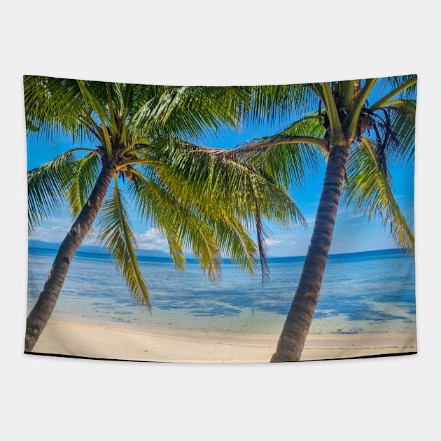 Panaraga Beach, Barobo, Surigao del Sur, Mindanao, Philippines Tapestry by Upbeat Traveler