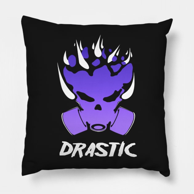 Drastic Purple Pillow by digitalferno