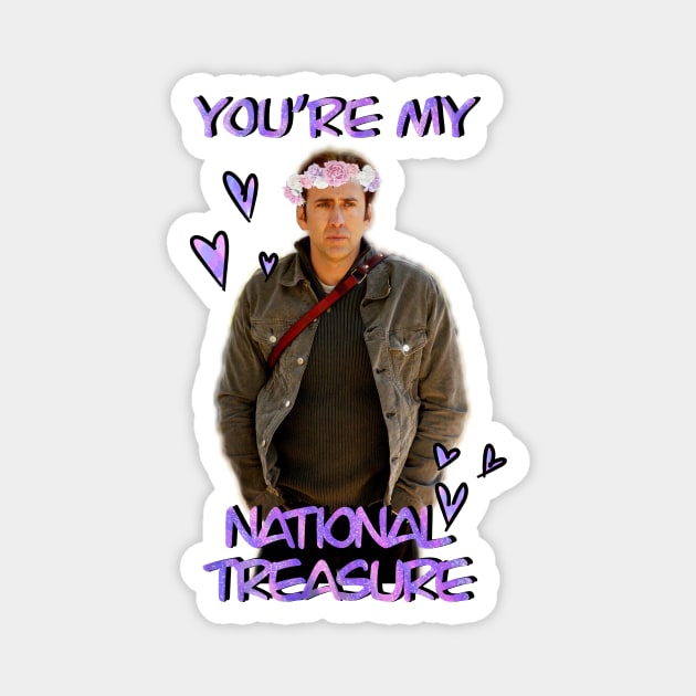 National Treasure Magnet by sparklyfuzzbox@gmail.com