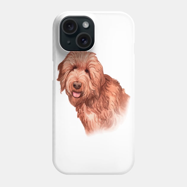 Golden Doodle Phone Case by RainbowAndJackson