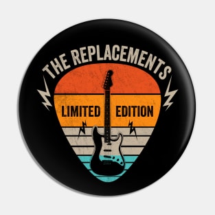 Vintage Replacements Name Guitar Pick Limited Edition Birthday Pin