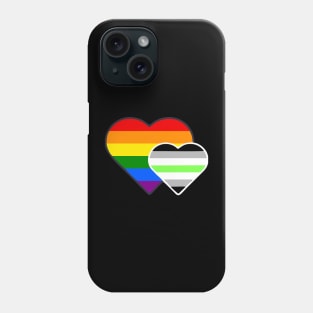 Agender Double Heart Phone Case