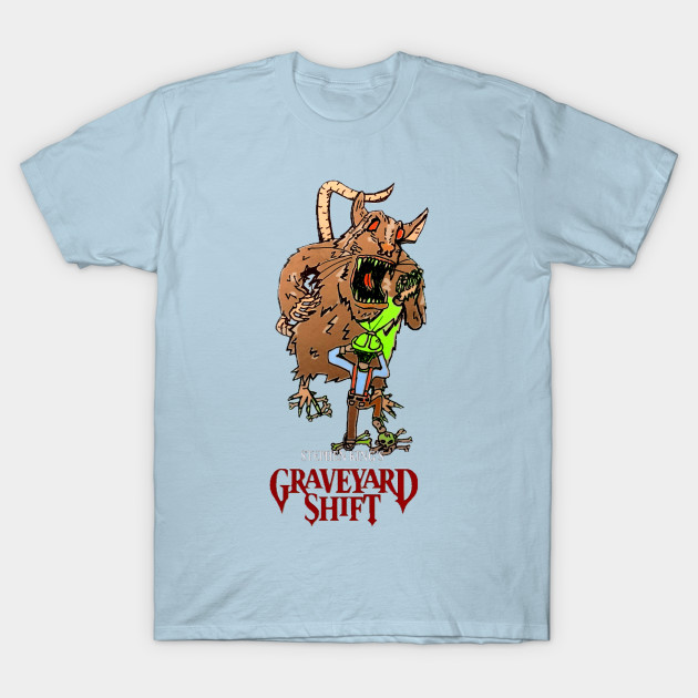 Stephen King, Graveyard Shift T-shirt, soft black tee shirt