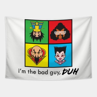 80s Bad Guys Tapestry