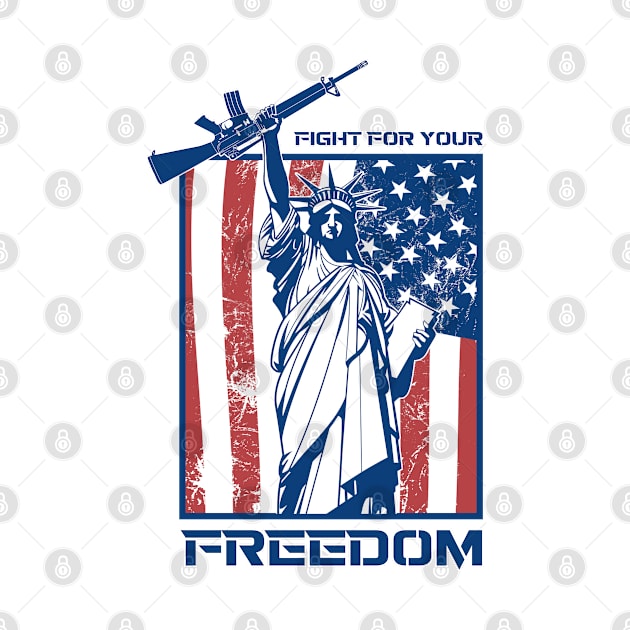 Statue Of Liberty Gun I Freedom Liberty Guns Weapons Rifle Design by az_Designs