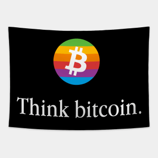 Think Different Think Bitcoin Tapestry