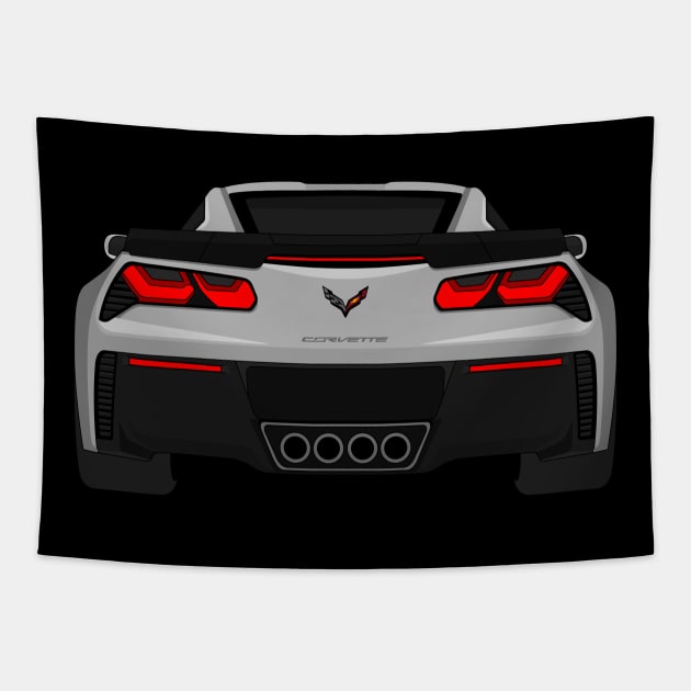 Z06 GREY Tapestry by VENZ0LIC