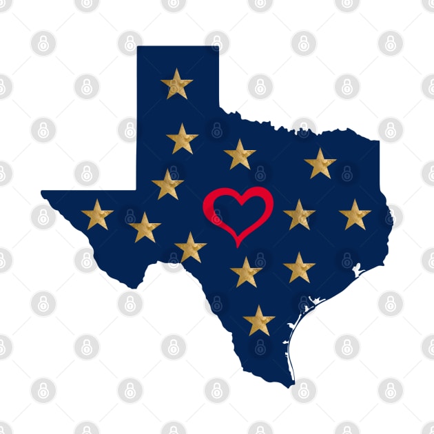 Texas Love and Shining Stars in the Lone Star State by Star58