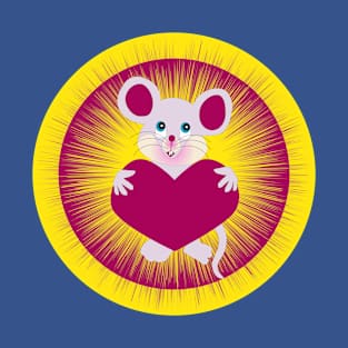 Little mouse gives you a heart T-Shirt