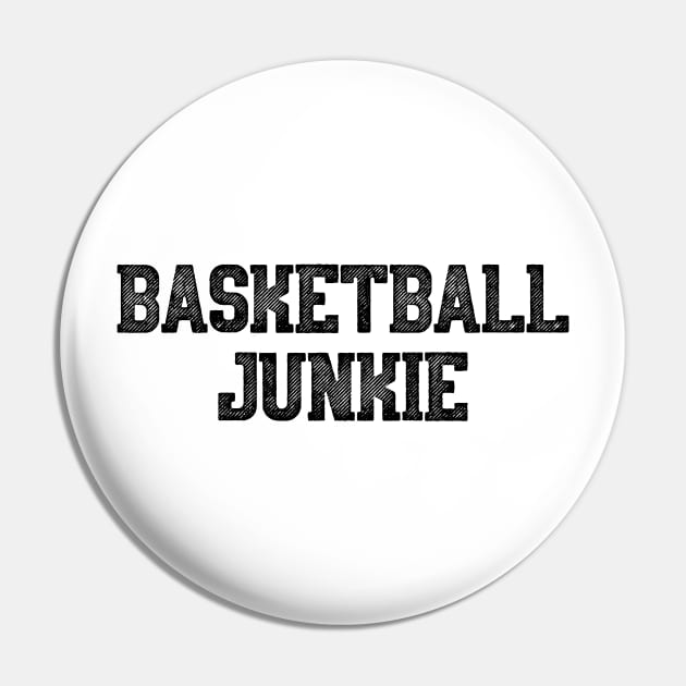 Basketball Junkie Pin by theoddstreet