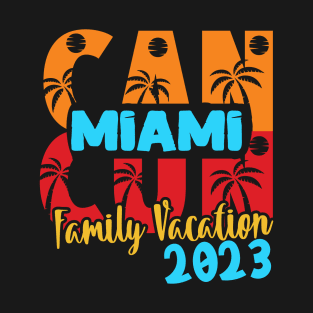 Cancun 2023 Miami Summer Family Couple Matching Holiday T-Shirt