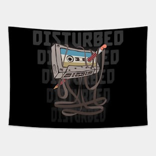 Disturbed Cassette Tapestry