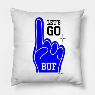 Footbal cheers finger sign Pillow