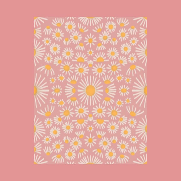 daisy floral pattern by mariacaballer