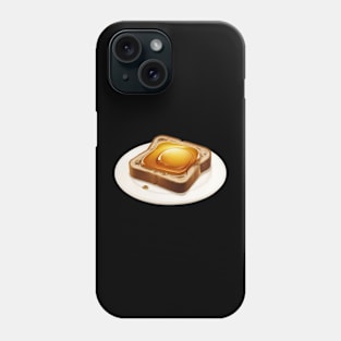 Honey Bee Water Kawaii Yummy Sandwich Bread Toast Vintage Coffee Phone Case