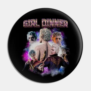 BG3 Girl Dinner Art Pin