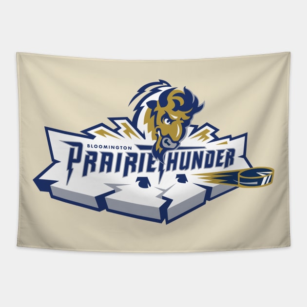 Bloomington Prairie Thunder Tapestry by MindsparkCreative