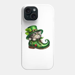 Exotic Shorthair Cat Shoes For Patricks Day Phone Case